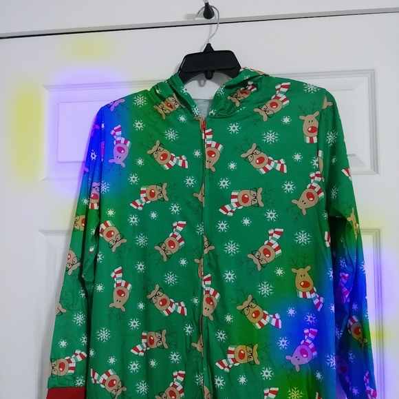 #760Viworld Family Matching Christmas Pajama Set Xmas Deer Pjs One-piece XXL - Picture 2 of 7